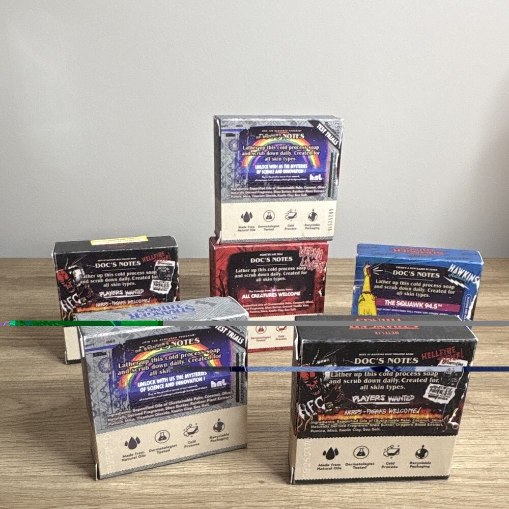 Squatch Stranger Things Men’s Soap Lot of 6 Packs Bundle 5 oz - Picture 2 of 2